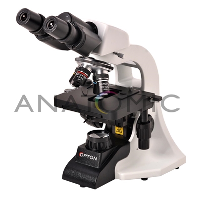 Microscópio Biológico Binocular com Aumento 40x até 1000x, Objetivas Semi Planacromáticas e Iluminação 3W LED.