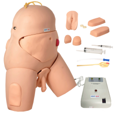 Simulador de Cateterismo Vesical, Bissexual, com Dispositivo de Controle e Cuidados com Colostomia - TGD-4008