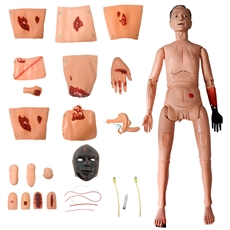 Manequim Bissexual com Órgãos Internos, Simulador para Cuidados de Enfermagem e Trauma - TGD-4011