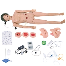 Manequim Geriátrico Bissexual Simulador Avançado para Enfermagem (vovó) - TGD-4022-B