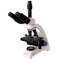 Microscópio Biológico Trinocular com Ampliação de 40x até 1000x (opcional até 2000X), Iluminação LED e Suporte para Bateria Recarregável. - TIM-18T