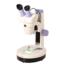 Microscópio Estereoscópico Binocular, Aumento 10X, 20X, 40X e 80X e Iluminação Transmitida e Refletida LED. - TIM-30