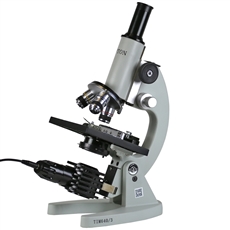 Microscópio Biológico Monocular com Aumento de 20x até 640x ou 20x até 1600X(opcional) e Iluminação LED. - TIM-640/3