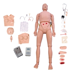 Manequim Bissexual, Simulador para Treino de Enfermagem e RCP - TZJ-0526