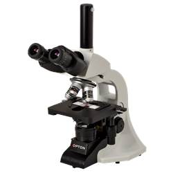 Microscópio Biológico Trinocular Óptica infinita, Aumento 40X até 1000X, Objetiva Planacromática Infinita e Iluminação LED 3W. - TNB-01T-INF-LED